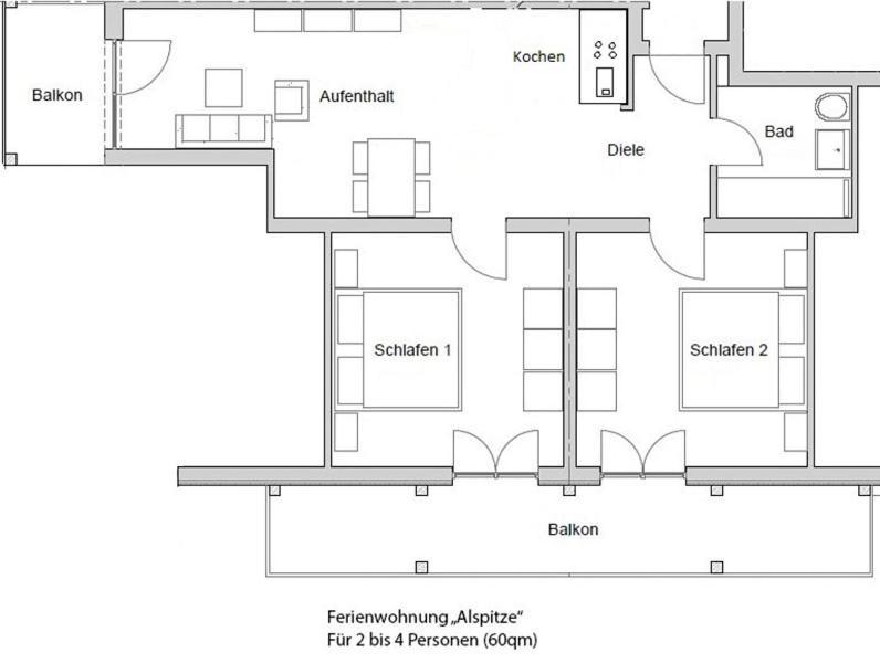 Ferienhaus Wetterstein 그라이나우 외부 사진